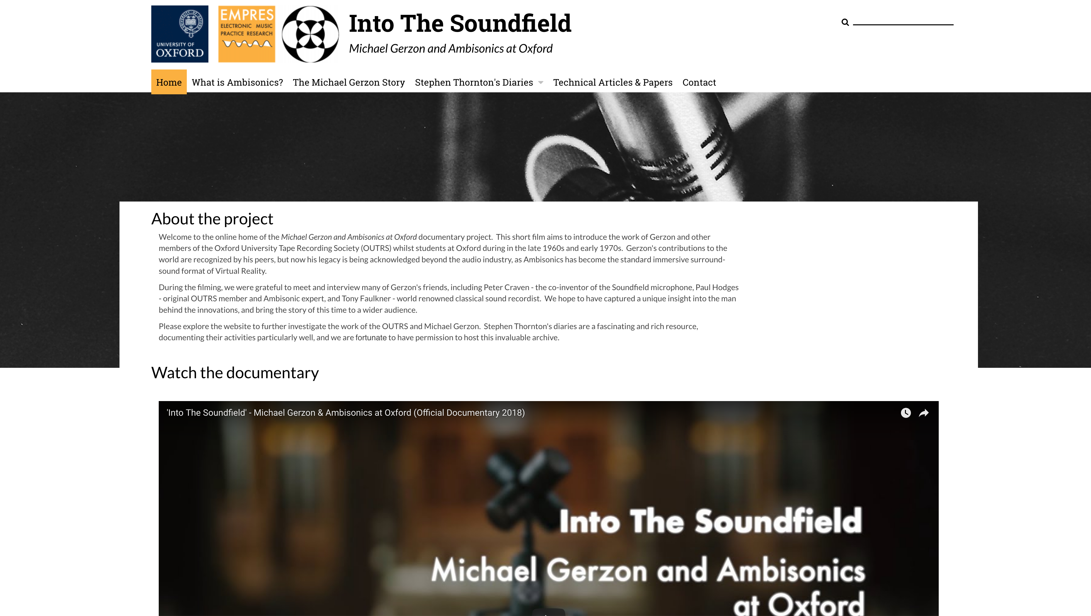 Into the soundfield